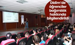 Didim’de öğrenciler bağımlılık hakkında bilgilendirildi