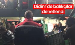 Didim'de balıkçılar denetlendi