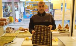 Dubai çikolatasının baklavası da yapıldı