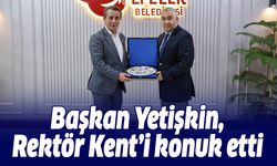 Başkan Yetişkin, Rektör Kent’i konuk etti