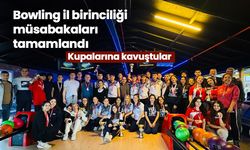 Bowling il birinciliği müsabakaları tamamlandı! Kupalarına kavuştular