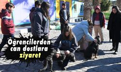 Öğrencilerden can dostlara ziyaret