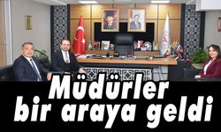 Müdürler bir araya geldi