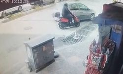 Aydın'da motosiklete çarparak kaçtı! Kaza anı kameralara yansıdı