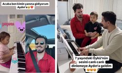 Ünlü şan eğitmeni Cem, küçük yetenek Öykü için Aydın’a geldi