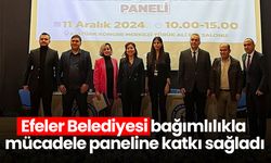 Efeler Belediyesi bağımlılıkla mücadele paneline katkı sağladı