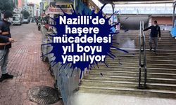 Nazilli'de haşere mücadelesi yıl boyu yapılıyor