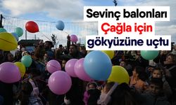 Sevinç balonları Çağla için gökyüzüne uçtu