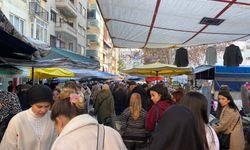 Aydın’da yılın son pazarı: Vatandaş yılbaşı akşamı için pazara akın etti