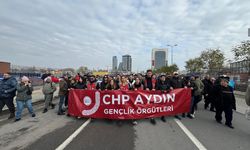 CHP Aydın örgütü Ankara'da! Asgari ücret mitingine yoğun katılım