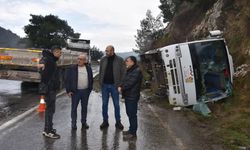 Başkan Zencirci, kaza yerini inceledi! "Vatandaşlarımıza geçmiş olsun”