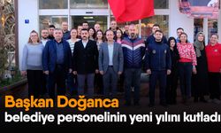 Başkan Doğanca belediye personelinin yeni yılını kutladı