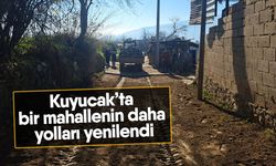 Kuyucak’ta bir mahallenin daha yolları yenilendi