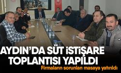 Aydın’da süt istişare toplantısı yapıldı! Firmaların sorunları masaya yatırıldı