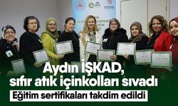 Aydın İŞKAD, sıfır atık için kolları sıvadı! Eğitim sertifikaları takdim edildi