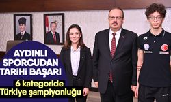 Aydınlı sporcudan tarihi başarı! 6 kategoride Türkiye şampiyonluğu