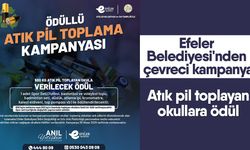 Efeler Belediyesi'nden çevreci kampanya! Atık pil toplayan okullara ödül