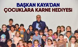 Başkan Kaya'dan çocuklara karne hediyesi