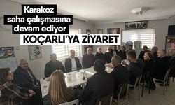 Karakoz saha çalışmasına devam ediyor! Koçarlı'ya ziyaret