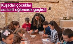 Kuşadalı çocuklar ara tatili eğlenerek geçirdi