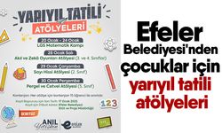 Efeler Belediyesi'nden çocuklar için yarıyıl tatili atölyeleri