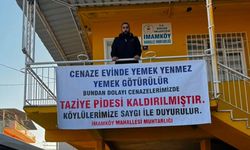 Aydın’ın o mahallesinde taziye pidesi kaldırıldı: Mahalle muhtarından anlamlı hareket