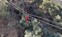 Aydın'da nefesler tutuldu! Kanyonda mahsur kalan vatandaşlar için harekete geçildi