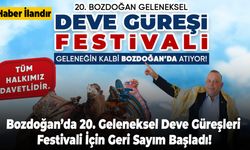 Bozdoğan’da 20. Geleneksel Deve Güreşleri Festivali İçin Geri Sayım Başladı!