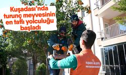 Kuşadası’nda turunç meyvesinin en tatlı yolculuğu başladı