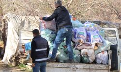 Nazilli'de ihtiyaç sahiplerine yakacak odun dağıtılıyor