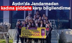 Aydın’da Jandarmadan kadına şiddete karşı bilgilendirme