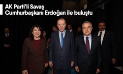 AK Parti’li Savaş Cumhurbaşkanı Erdoğan ile buluştu