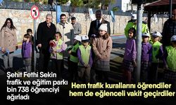 Şehit Fethi Sekin trafik ve eğitim parkı bin 738 öğrenciyi ağırladı