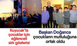 Kuyucak’ta çocuklar için eğlenceli sirk gösterisi