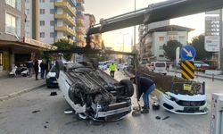 Nazilli’de alkollü sürücü otomobille takla attı!