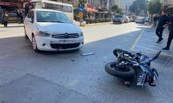 Aydın’da otomobil motosiklete çarptı: 1 yaralı