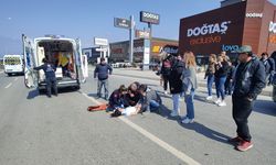 Kuşadası'nda trafik kazası! Bir kişi ağır yaralandı