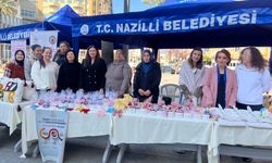 Nazilli’de kadınlar günü sergisi! El emeği ürünlerini sergilediler