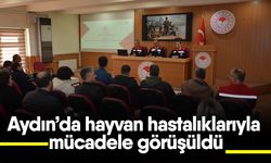 Aydın’da hayvan hastalıklarıyla mücadele görüşüldü