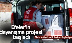 Efeler’in dayanışma projesi başladı! Gıda kolileri sahiplerine ulaştırılıyor