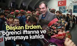 Başkan Erdem, öğrenci iftarına ve yarışmaya katıldı