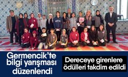 Germencik’te bilgi yarışması düzenlendi! Dereceye girenlere ödülleri takdim edildi