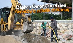 Başkan Ömer Günel’den Yaylaköy’e estetik dokunuş