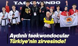 Aydınlı taekwondocular Türkiye’nin zirvesinde!