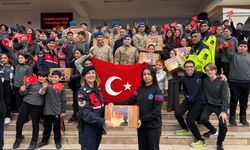 Şanlıurfa’dan Aydın’a teşekkür! Liseli öğrenciler kalpleri ısıttı