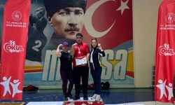 Aydınlı genç sporcunun bileği bükülmedi