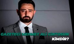 Gazeteci Mehmet Ali Cintosun kimdir?