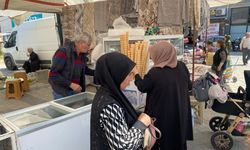 Söke Pazarı’nda dondurma sezonu başladı