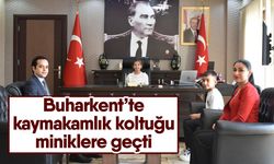 Buharkent’te kaymakamlık koltuğu miniklere geçti