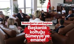 Bozdoğan’ın yeni başkanı! Başkanlık koltuğu Sümeyye’ye emanet